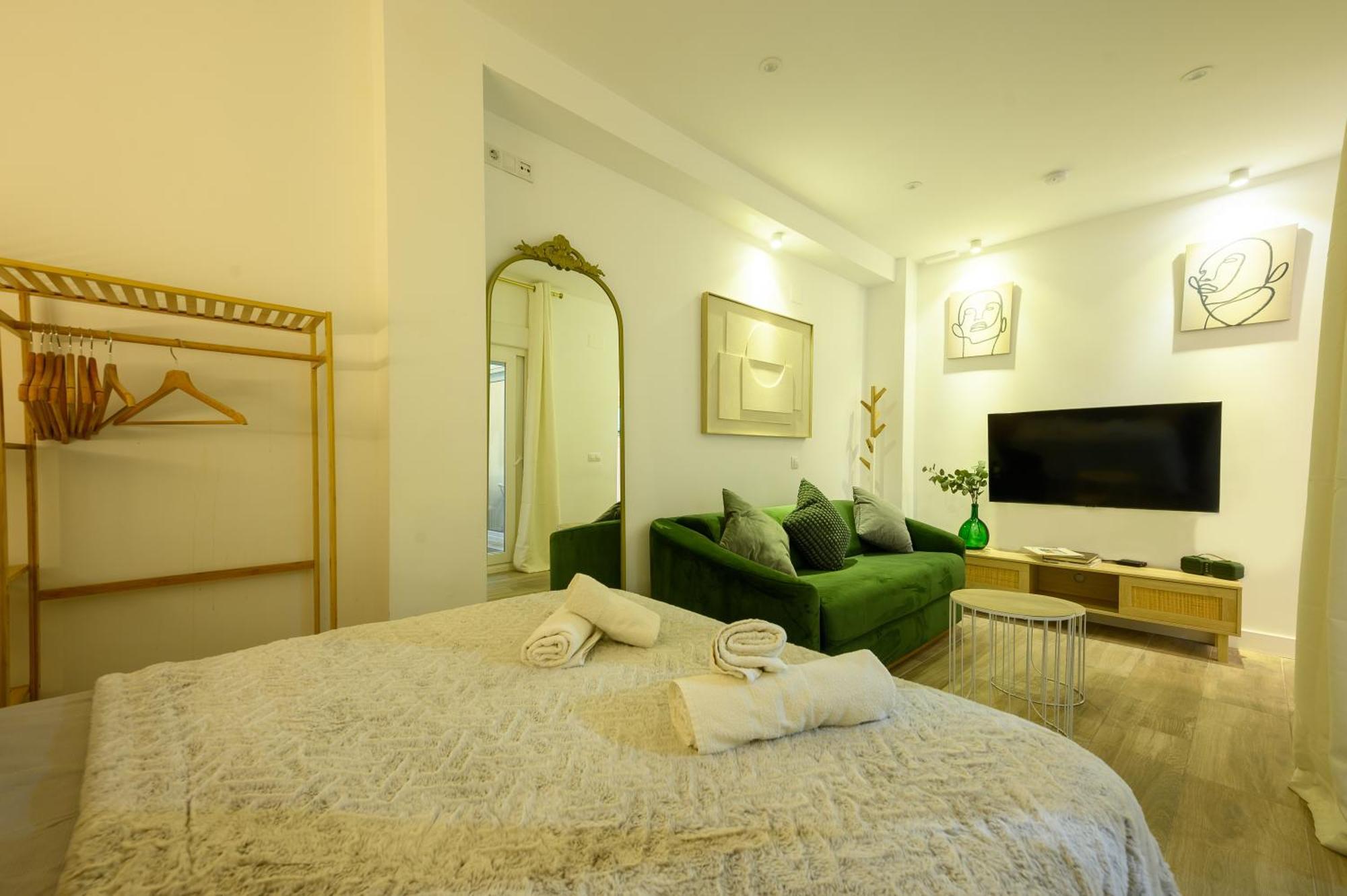 Estudio Malaga Center Living Esterno foto